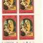 (4) 1969 Cayman Islands Blocks:  Christmas Paintings