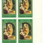 (4) 1969 Cayman Islands Blocks:  Christmas Paintings