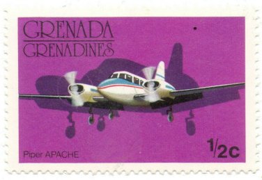 1976 Grenada Grenadines:  Aircraft (Piper Apache)