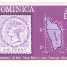 1974 Dominica:  100th Anniversary of the Stamps of Dominica