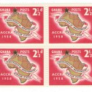 1958 Ghana Block:  1st Conference of Independent African States, Accra