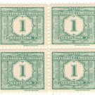 (12) 1940-66 Uruguay Blocks:  Postage, Parcel Post & Postage Due 