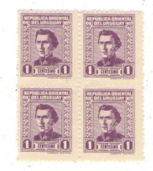 1940-1954 Uruguay Block