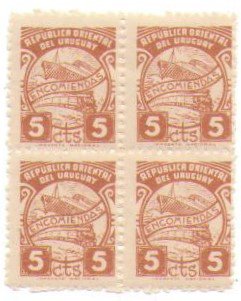 1948 Uruguay Parcel Post Block