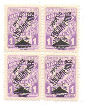 1948 Uruguay Parcel Post Block