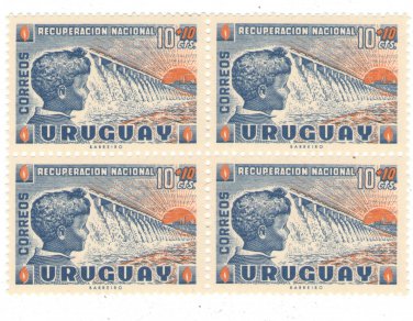 1959 Uruguay Block