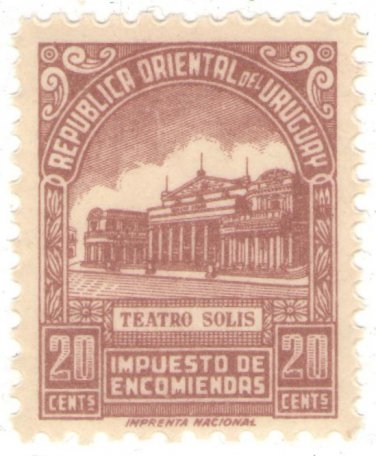 1957 Uruguay Parcel Post