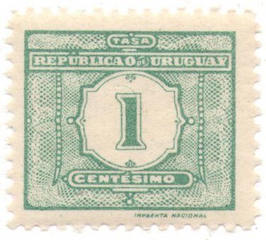 1938 Uruguay Postage Due