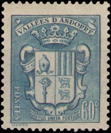 1942-1943 Andorra (Fr)