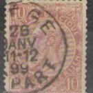 Belgium 1893 (used without tab)