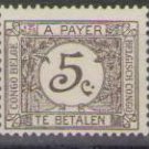 Belgium Congo 1923 Postage Due