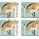 1978 Poland CTO Block: Warsaw Zoo Horses