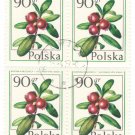 1977 Poland CTO Block: Forest Fruits