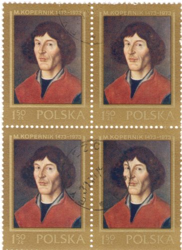 1973 Poland CTO Block:  The 500th Anniversary of the Birth of Copernicus