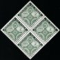 1962 Niger Postage Due Block:  Cross of Agadez