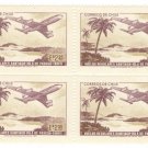 1971 Chile Block:  The 1st Air Service Santiago-Easter Island-Tahiti