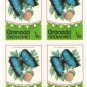 1975 Grenada Grenadines Block:  Butterflies (Morpho peleides)