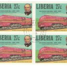 1979 Liberia CTO Block:  100th Anniversary of the Death of Rowland Hill