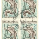 1961 Madagascar CTO Block:  Protection of Wildlife - Lemurs