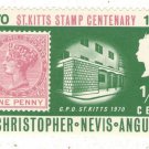 1970 St. Christopher Nevis Anguilla Stamp:  The 100th Anniversary of St. Kitts