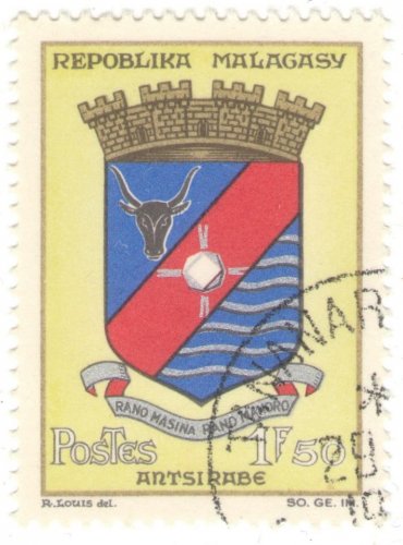 1963 Madagascar CTO Stamp