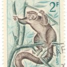 1961 Madagascar CTO Stamp:  Protection of Wildlife
