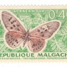 1960 Madagascar Stamp:  Butterflies and Agricultural Products