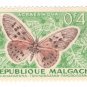 1960 Madagascar Stamp:  Butterflies and Agricultural Products