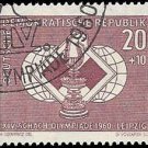 1960 Germany DDR CTO Stamp:  Chess Olympics
