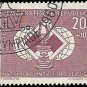 1960 Germany DDR CTO Stamp:  Chess Olympics