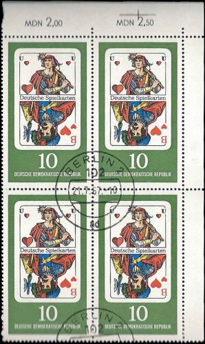 1967 Germany DDR CTO Block