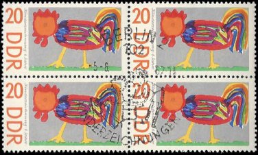 1967 Germany DDR CTO Block