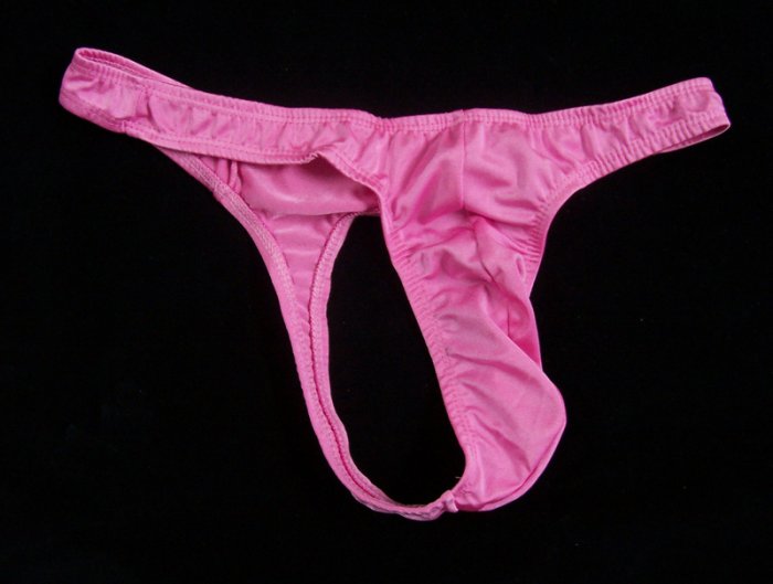 U48 Pink Color Male Lingerie Men Thong Sexy Underwear