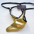 Hot Gun-type Pocket Pattern Sexy Gstring Underwear for Men - Golden