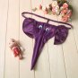 Purple Sexy Men's Intimate Lingerie Underwear G-string of Cute Elephant