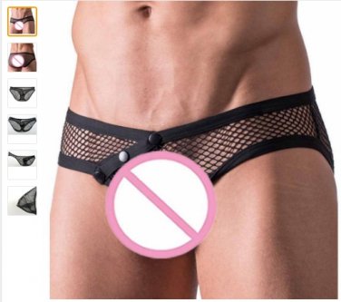 Men Underwear Sexy Mesh Transparent Mens Briefs Pouch Mens Underwear Briefs ml-MCUN6932