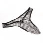 Men Underwear Sexy Mesh Transparent Men G-string T-Back Pouch Mens Underwear Briefs ml-qepae
