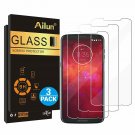 Premium Film Glass Screen Protector for Moto Z3 Z3 Play AntiScratch Clear 3 Pac