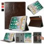 iPad Pro 11 Genuine Leather Smart Case Folding Stand Apple Pencil Holder Brown