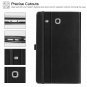 Samsung Galaxy Tab E 9.6 Case Cover Angle Stand Leather Smart Slim Folio Black