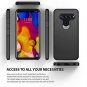 LG V40 ThinQ Case Armor Hybrid Heavy Duty Slim Shockproof Durable Cover Black
