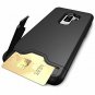 Samsung Galaxy S9 Plus Case Hidden Card Slots Storage Back Cover Stand Black