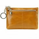 Women's Mini Coin Purse RFID BLOCKING Zipper Genuine Leather Card Holder Luxury