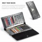 RFID Blocking Womens Wallet Large Capacity Alligator Leather Clutch Card Holder
