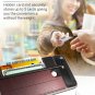 Google Pixel 3 XL Wallet Case Military Drop Protection Flip Leather Rose Gold