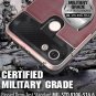 Google Pixel 3 XL Wallet Case Military Drop Protection Flip Leather Rose Gold