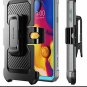 LG V40/LG V40 ThinQ Case Builtin Screen Protector FullBody Cover ClipStand Blue