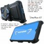 For OnePlus 6T Case with Builtin Screen Protector Armor Full Protective Blue