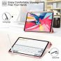 Case for iPad Pro 12.9 Inch 3rd Gen 2018 Smart Cover Rugged Shockproof Rose Gold