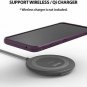 LG V40 ThinQ Case Extreme Rugged Heavy Impact Durable Cover Flexible Purple